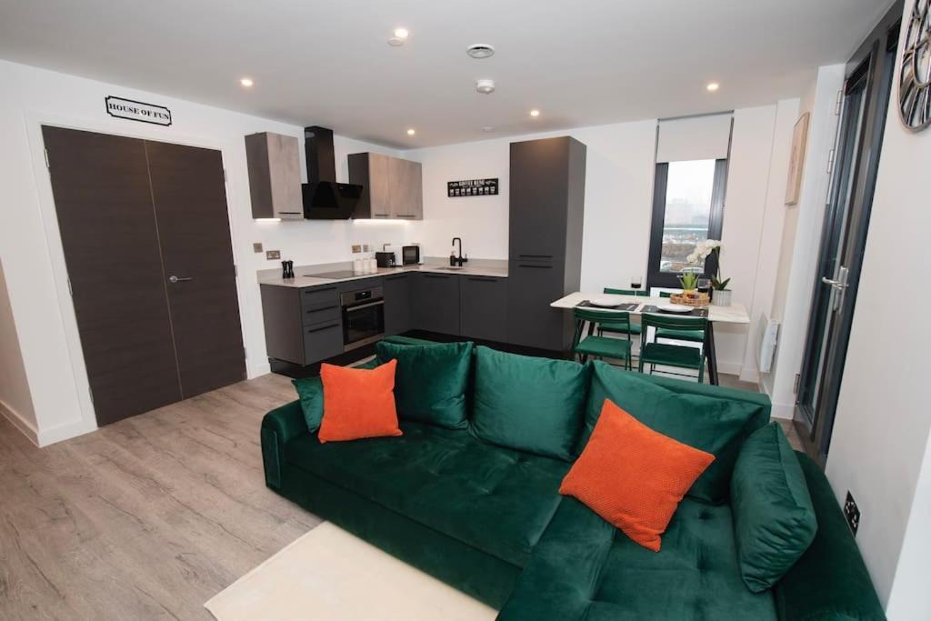 Deluxe 2 Bed York Flat With Gym Sleeps 6 Apartment Luaran gambar