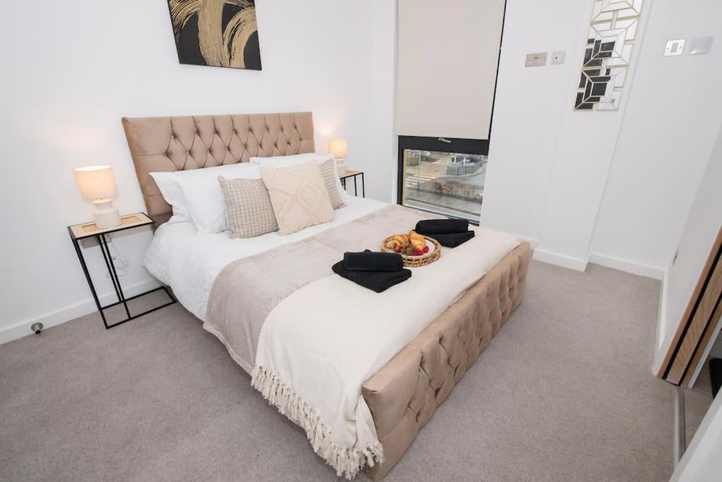 Deluxe 2 Bed York Flat With Gym Sleeps 6 Apartment Luaran gambar