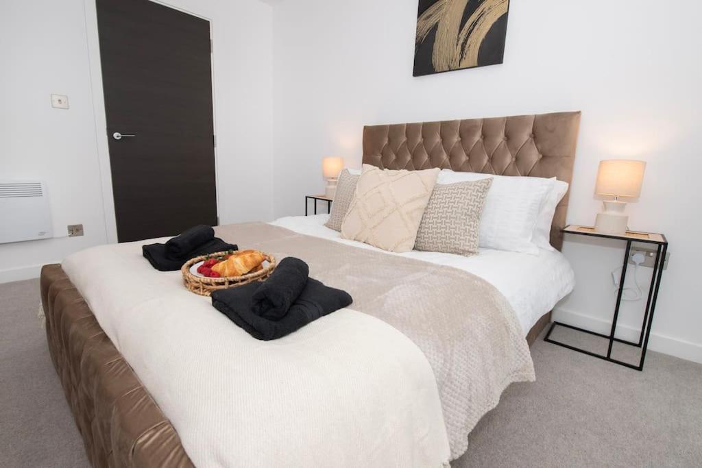Deluxe 2 Bed York Flat With Gym Sleeps 6 Apartment Luaran gambar